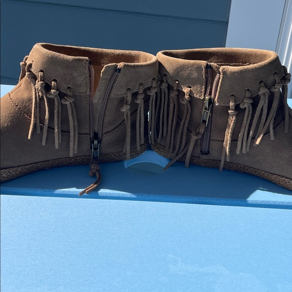 UGG Tan Suede Ankle Boots - Picture 2 of 6